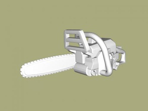 chainsaw toys machinery 3d print model - Mito3D