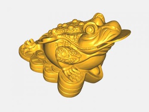 chanchu free 3d model - download stl file Art Sculpture lucky money toad 3d print model - Mito3D