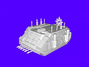 kaos rhino ücretsiz 3d model download stl dosyası Oyuncaklar Oyunlar zırhlı otobüs dosya 3d print model - Mito3D