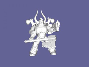 chaos space marine toys games 3d print model - Mito3D