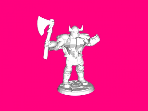 chaos warrior toys games 3D print model - Mito3D