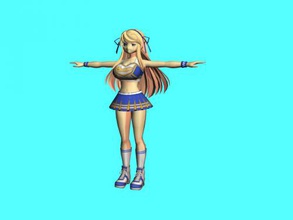 cheerleader katsuragi obj toys games 3d print model - Mito3D