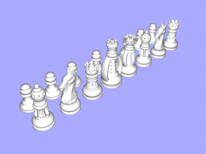 chess games 3d print model - Mito3D