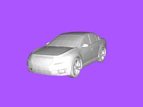 chevrolet cruze free 3d model - download stl file Toys Machinery one most popular cars world 3d print model - Mito3D