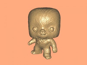 chewbacca bobblehead free 3d model - download stl file Toys Films popular toy figurine 3d print model - Mito3D