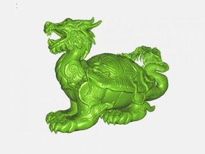 chinesisch schildkröte obj spielzeuge tiere 3d print model - Mito3D