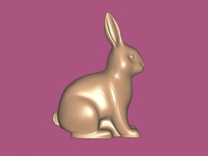 chocolate rabbit toys animals 3d print model - Mito3D