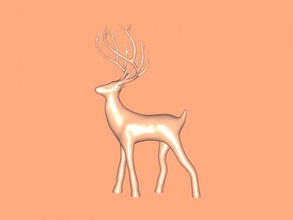 christmas deer toys animals 3d print model - Mito3D