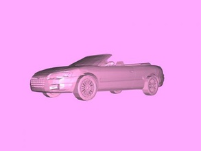 chrysler sebring free 3d model - download obj file Toys Machinery mid-size car produced 1995-2010 years 3d print model - Mito3D