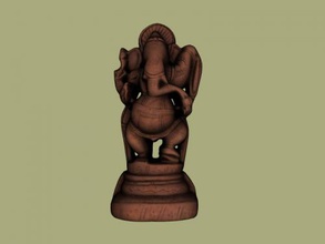 classico ganesh obj arte scultura 3d print model - Mito3D