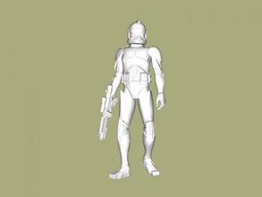 clon soldado juguetes película s 3d print model - Mito3D