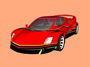 cobra rx55 free 3d model - download obj file Toys Machinery fantasy car 3d print model - Mito3D