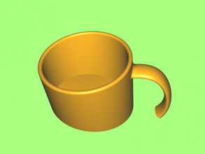tazza di caffè gratuita modello 3d - scaricare il file stl Casa Cucina creativo 3d print model - Mito3D
