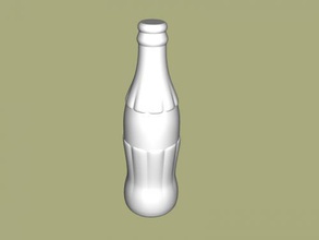 cola bottle free 3d model - download stl file Home Kitchen standard popular drink 3d print model - Mito3D