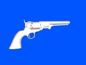 colt 1851 toys weapon 3d print model - Mito3D