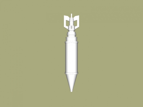 combate de misiles libre modelo 3d - descargar archivo stl Los juguetes Arma detallado del cohete 3D print model - Mito3D