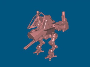 combat robot free 3d model - download stl file Toys Machinery abandoned machinery 3d print model - Mito3D