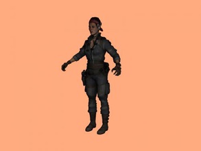 komando ücretsiz 3d model download n dosya Oyuncaklar İnsanlar silahlı kız 3d print model - Mito3D