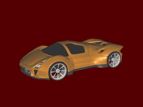 concept gratuit modèle 3d - télécharger le fichier obj Les jouets De la machinerie de jouet voiture sport 3d print model - Mito3D
