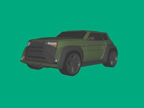 concept suv free 3d model - download obj file Toys Machinery very interesting idea car 3d print model - Mito3D