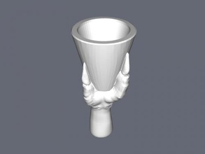 cool mug free 3d model - download stl file Home Kitchen bird's paw 3d print model - Mito3D