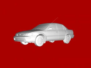corolla 1995 free 3d model - download stl file Toys Machinery old solid car 3d print model - Mito3D