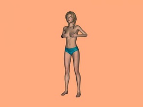 covering breasts obj toys people 3d print model - Mito3D
