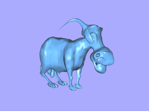 cow monster obj toys animals 3D print model - Mito3D