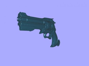 cowboy gun free 3d model - download stl file Toys Machinery indispensable attribute westerns 3d print model - Mito3D