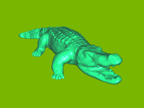 crocodile jouets animaux 3d print model - Mito3D