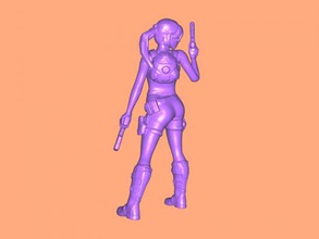 croft pose free 3d model - download stl file Toys Games figurine lara back 3d print model - Mito3D
