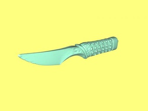 crysknife gratuita modello 3d - scaricare il file stl I giocattoli L'arma elegante coltello dune 3d print model - Mito3D