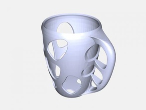 cup holder holes home kitchen 3d print model - Mito3D