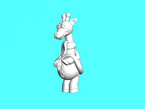 cute giraffe toys animals 3d print model - Mito3D