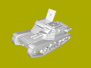 cv 35 libre modelo 3d - descargar archivo stl Los juguetes De la maquinaria italiano tanque de exportación brasil 3d print model - Mito3D