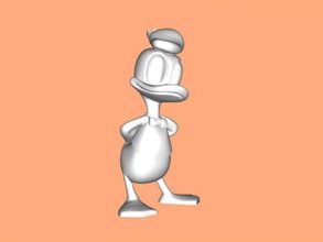 d. duck toys cartoons 3d print model - Mito3D