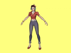 dva cruiser free 3d model - download obj file Toys Games skin heroine overwatch 3d print model - Mito3D