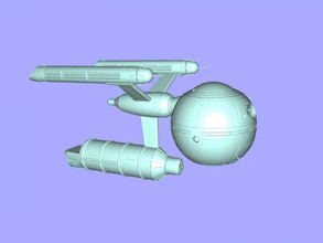 daedalus class free 3d model - download stl file Toys Films another star trek universe ship 3d print model - Mito3D
