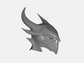 daedric helmet free 3d model download stl dosyası Moda Aksesuarlar şeytan kask skyrim dosya 3d print model - Mito3D