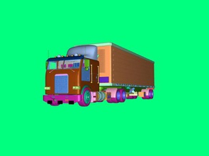daf camion obj jouets machinerie 3d print model - Mito3D