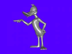 daffy duck toys cartoons 3d print model - Mito3D