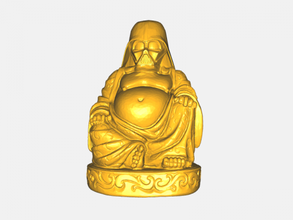 darth buddha kunst skulptur 3d print model - Mito3D