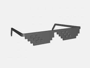 traiter lunettes de gratuit modèle 3d - téléchargement fichier stl De la mode Accessoires internet populaires expression 3d print model - Mito3D
