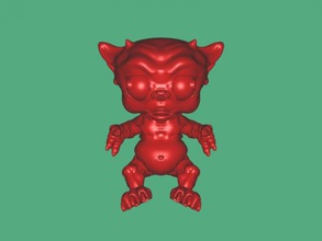 demon baby free 3d model - download stl file Toys Animals may looks like 3d print model - Mito3D