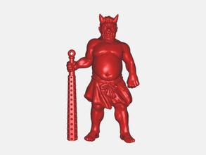 İblis Heykeli free 3d model download stl dosyası Oyuncaklar Çizgi film demon underworld dosya 3d print model - Mito3D