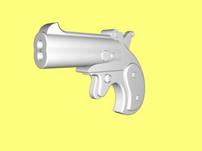 derringer toys weapon 3d print model - Mito3D