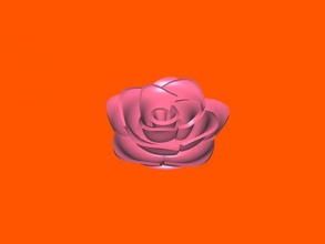 desktop rose free 3d model - download stl file Home Accessories beautiful flower round pedestal 3d print model - Mito3D
