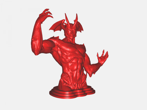 devil body art sculpture 3d print model - Mito3D