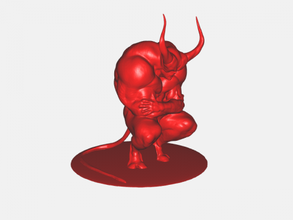 devil free 3d model - download stl file Toys Cartoons red 3d print model - Mito3D