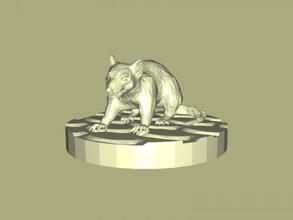 dire rat free 3d model - download stl file Toys Animals angry animal 3d print model - Mito3D